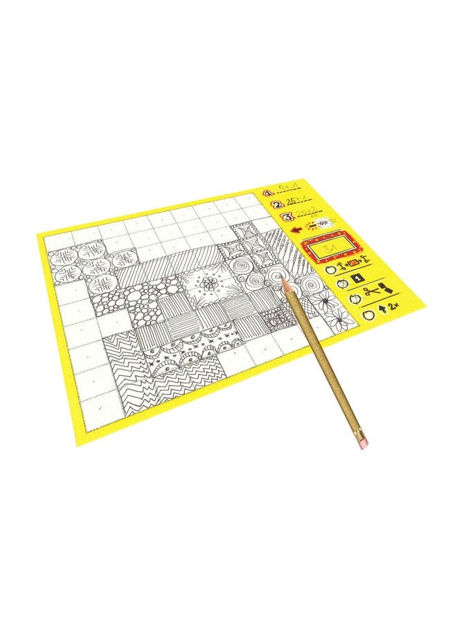 Lookout Patchwork Doodle Board Game - Creative Strategy Game, Puzzle Game, Drawing Game, Family Board Game for Kids & Adults, Ages 8+, 1-6 Players, 20 Minute Playtime, Made Games - Image 4